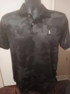 POLO RALPH LAUREN Performance Camouflage Print BOYS Summer Polo Shirt-(L) 14-16 - Picture 1 of 11