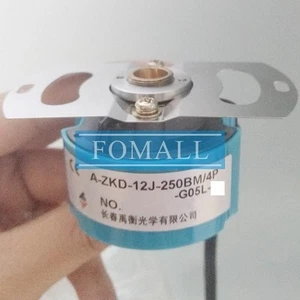 1Pcs New Rotary Encoder A-ZKD-12J-250BM/4P-G05L-0.6m - Picture 1 of 2
