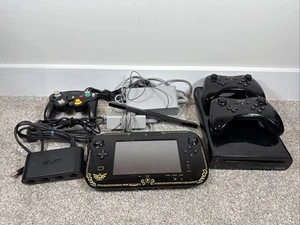 Legend of Zelda Wind Waker Console Nintendo Wii U nera con gioco caricato - Foto 1 di 12