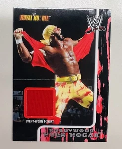 2002 FLEER WWE ROYAL RUMBLE HOLLYWOOD HULK HOGAN EVENT WORN T SHIRT - Picture 1 of 2