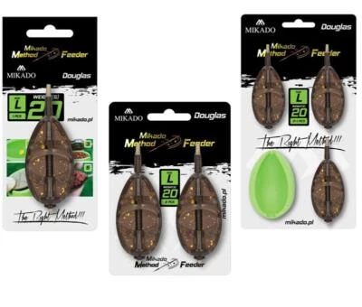 Mikado Method Feeder DOUGLAS 20 30 40 50 60g + L-Größe Futterkorb Sets