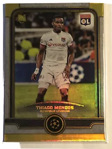 Thiago Mendes 2019-20 Topps Museum UEFA Champions League #66 Gold /50 - Picture 1 of 2