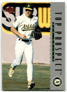 1995 UPPER DECK BEN GRIEVE OAKLAND ATHLETICS #3