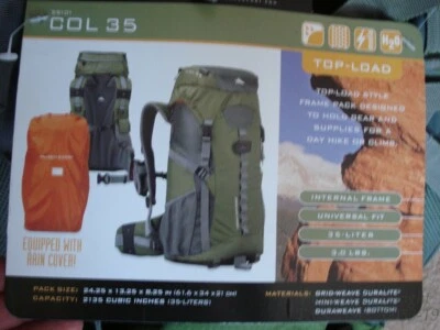 NUEVO CON ETIQUETAS MOCHILA SENDERISMO BOY SCOUT MARCO INTERNO COL 35L HIGH SIERRA TRAIL/DÍA + BONIFICACIÓN Foto 1 de 4