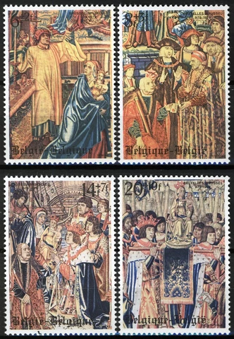 Belgium 1979, 1000th Anniv of the City of Brussels (II) set MNH, Mi 1984-87 Cover