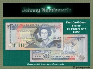Ostkaribischer Staat 10 Dollars 1993 - Montserrat - UNC - Bild 1 von 3