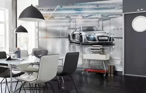 Carta da parati Audi R8 auto sportiva DECORAZIONE CAMERA BAMBINI & SOGGIORNO Senza adesivo - Foto 1 di 4