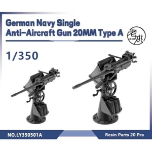 Yao's Studio 1/350 Model German Navy 20mm Single Artillery Air Defense Gun - Picture 1 of 5