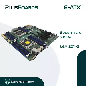 Supermicro 3x PCI-e x16 GPU slots eATX Motherboard LGA2011 V3 C612 - Picture 1 of 7