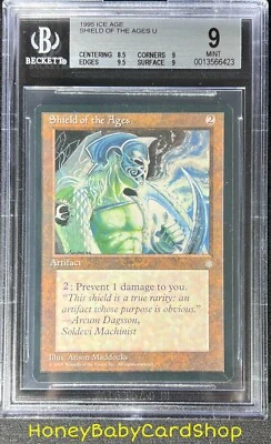MTG Ice Age 1995 Shield of the Ages BGS 9.0 MINT Silver Age Iconic Staple - Image 1 of 4