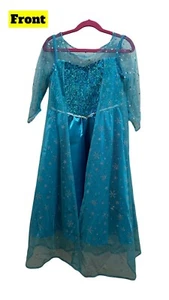 Girls Disney Frozen I Queen Elsa Let It Go Halloween Costume Size 4 One Piece - Picture 1 of 3