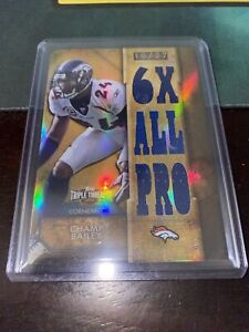 Relique maillot Topps Triple Threads Champ Bailey All Pro GU SSP/37 Broncos