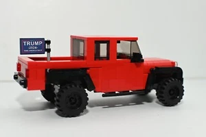 Jeep Gladiator Red Rubicon Custom Built Model MOC Compatible with LEGO® Bricks - Picture 1 of 2