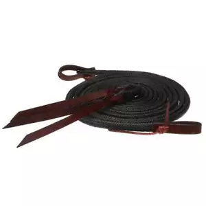 Double Diamond Flat Waxed Split Reins - Bild 1 von 5