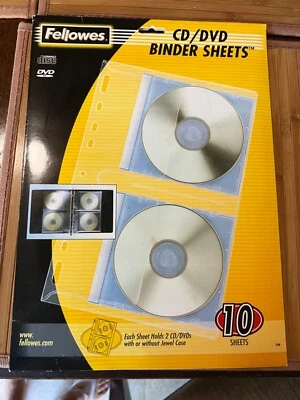  Fellowes CD/DVD装订单1包10 — 第 1/4 张图片