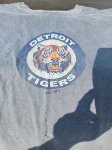 Vintage 90s Detroit Tigers MLB Baseball T Shirt Mens XL Logo Athletic M4 - Picture 1 of 6