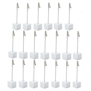 20pcs Table Number Holder Name Place Card Holder Memo Clip Holder Stand Note ... - Picture 1 of 7
