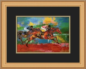 Leroy Neiman Race of the Year Custom Framed Print - Picture 1 of 2
