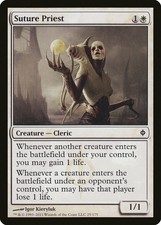Suture Priest New Phyrexia NM White Common MAGIC THE GATHERING CARD ABUGames