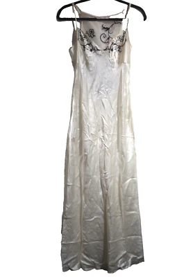 Vestido sin mangas vintage Y2K Victorias Secret para mujer talla S/M seda satinado hada Foto 1 de 4