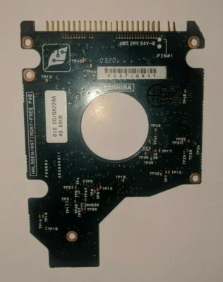 Toshiba Hard Drive 30GB PCB ONLY FKN58A A5A000211 010 C0/GA224A UMT. 2MV 94V-0 - Image 1 of 2