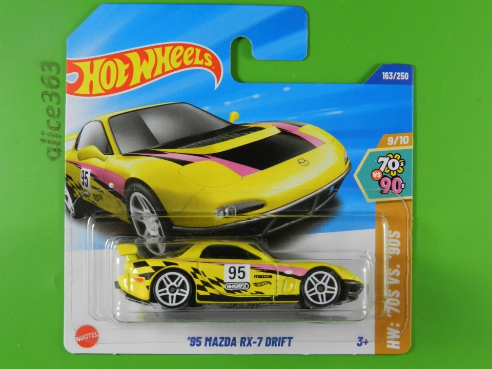 Hot Wheels 2025 - ´ 95 Mazda RX-7 Drift 70S Vs. ´ 90S - 163 - Nuovo IN Conf - Immagine 1 di 1