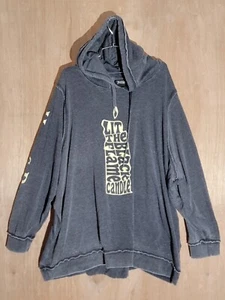 disney hocus pocus pullover hoodie sweater womens XL pocket long sleeve gray - Picture 1 of 12