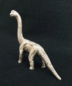 Pewter Brachiosaurus Dinosaur Reptile Metal Jurassic Park Figurine Statue H - Picture 1 of 1