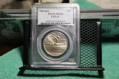 PCGS GRADED 1992 OLYMPIC FIFTY CENTS - Image 1 of 4