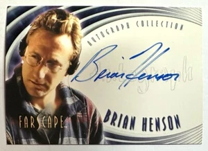 FARSCAPE: BRIAN HENSON was the SERIES PRODUCER AUTOGRAMMKARTE RITTENHOUSE A4 - Bild 1 von 2
