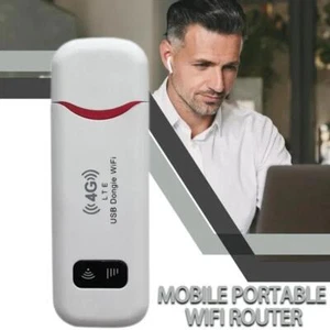 Kleine entsperrte 4G LTE Modem Wireless Router USB Dongle Mobile Breitband WIFI - Picture 1 of 15