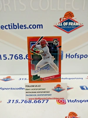 2023 PANINI DONRUSS OPTIC NOELVI MARTE RATED PROSPECT ORANGE AUTO 75/85 RPS-NM - Image 1 of 3