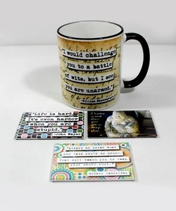 Sarcastic Quotes Coffee Mug Three Refrigerator Magnets Snarky Quote Collection - Picture 1 of 8