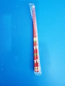 Rarität NOS Japanischer Hashi rot lackiert mit weißen & grünen Origami Kranichen  - Bild 1 von 8