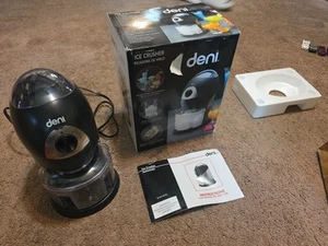 Deni ICE CRUSHER Black Stainless Model 6100 Shaved Cubes Automatic Electric - Picture 1 of 3
