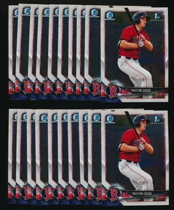 (x20) 2018 Bowman Chrome Draft #BDC-171 Triston Casas 1st (RC) Lot RED SOX - Bild 1 von 1