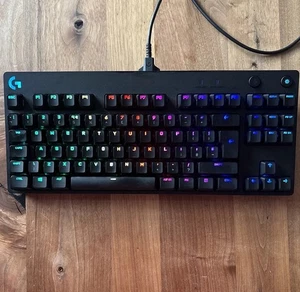 Logitech G PRO Mechanical Gaming Keyboard Black, Clicky Switches - Picture 1 of 13