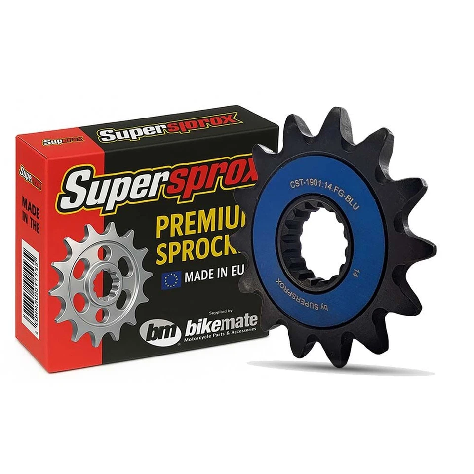 Piñón delantero forjado 520-14T azul para Husqvarna FC 250 2018 2019 2020 2021 Foto 1 de 1