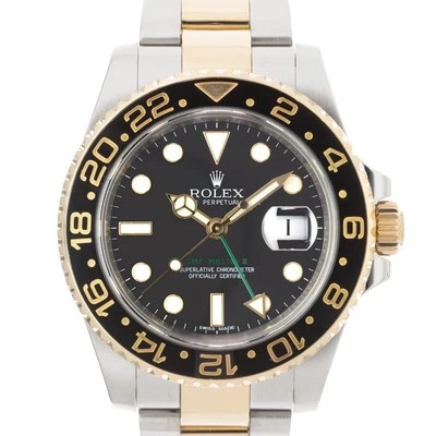 ROLEX GMT Master-II 116713LN Two-tone Warranty 2011 Box/Paper - Image 1 of 4