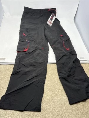 OTB One Tough Brand Black Cargo Pants Boys Size 12 With 11 Pockets NWT - Image 1 of 4