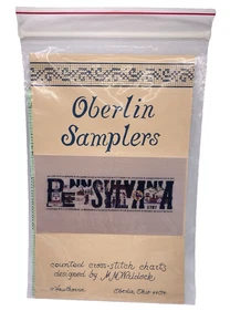 Oberlin Samplers PENNSYLVANIA Counted Cross Stitch Chart Vintage 1992 - Picture 1 of 3