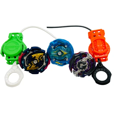 Beyblade Burst LOT of 3 Gargoyle G5 Kraken K4 Judgement Joker w/ 2 Launchers - Image 1 of 4