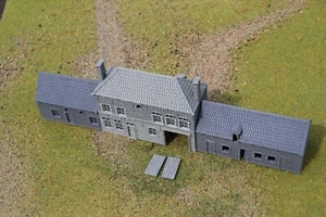 Hougoumont casa giardinieri e 2 fienili 15 mm Wargaming 1815 napoleonico WATERLOO - Foto 1 di 7