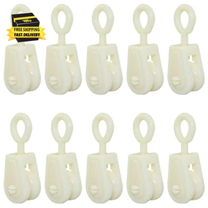 10PCS Plastic Mini Pulley Snatch Rigging Blocks for DIY School Pulley Frame Proj - Picture 1 of 5