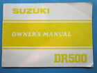 1980 Suzuki DR500 Owner's Manual