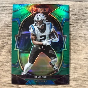 DJ Moore 2022 Select Green Prizm Concourse Panthers 5/5 - Picture 1 of 2