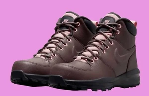 Nike Manoa Leather Violet Ore GS Größe 5,5Y / Damen 7 Schuhe Stiefel BQ5372-200 NEU - Bild 1 von 7
