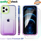 For iPhone 13 12 Pro Max Mini Cases Shockproof Hard Back ID card slot cover girl