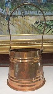 Houston International Trading Solid Copper Bucket - One Side of Handle Detached - Bild 1 von 21