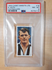 R. Keith 1959 Cadet Sweets #18 Footballers Newcastle Ireland PSA Near Mint 8